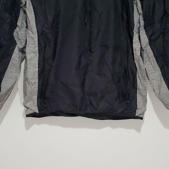 PINK VS Sm Blk & Gry Windbrkr Jacket - Picture 3 of 6